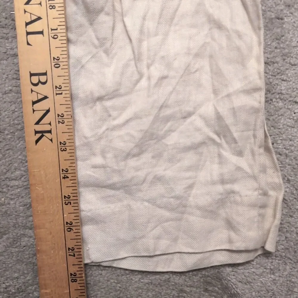 Banana Republic Linen Pants Mens Size 33R Measurements In Pictures Linen